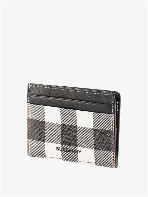 burberry e-canvas credit card holder|burberry card case.